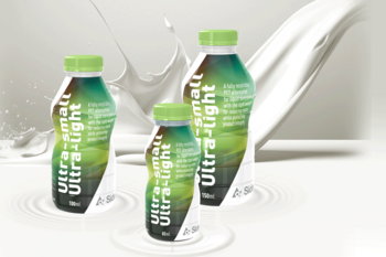 Sidel launches ultra-small, ultra-light PET bottle for liquid dairy products