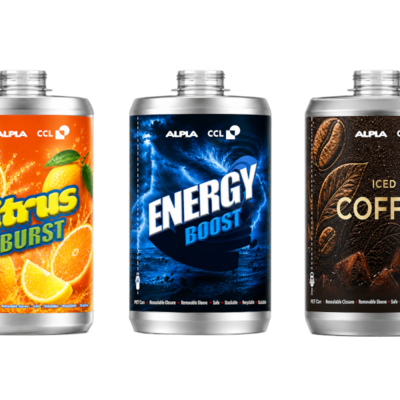 ALPLA and CCL Label present new PET beverage can