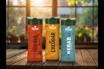 Amcor delivers bespoke flip top closure for Spanish sauce brand Choví