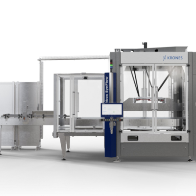 Krones - Robobox SynFlow: First-ever use of robotics for container distribution