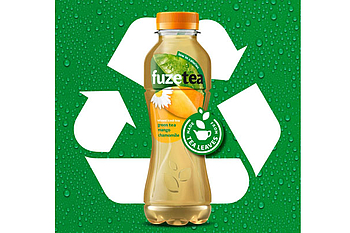 Fuze Tea: New recipe & made from 100% rPET