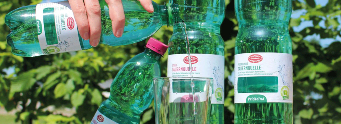 HOFER is now using 100% rPET for beverage bottles in its own brand range