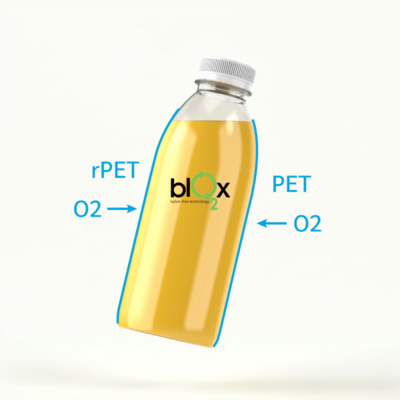 Plastipak advances recyclable PET barrier packaging with O2Blox™ Technology
