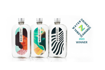 Berry Global’s multi-award winning rPET bottle for NEUE Water bags more wins at Global Water Drinks Awards 2023
