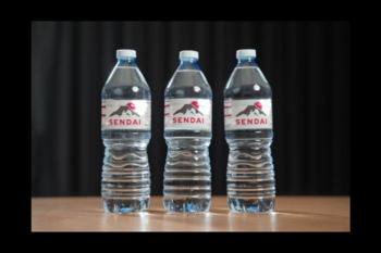 Arpanon advances its SENDAI brand with a Sidel developed ultra-lightweight 600 ml bottle, cutting bottle weight by 30% and energy consumption by 50%