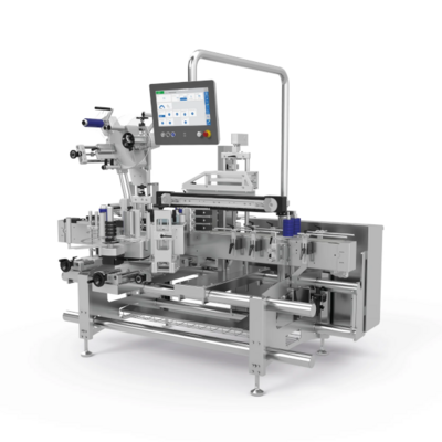 New solution from MULTIVAC for labels on cylindrical or conical products and shaped bottles