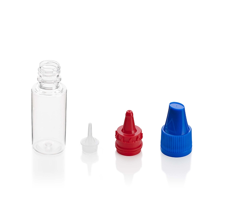 BERICAP closure for electronic cigarette refills