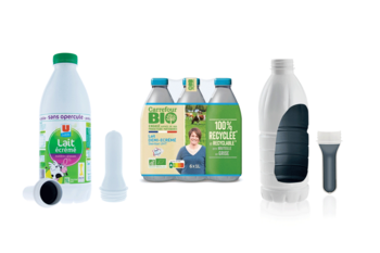 Drinktec 2022: PDG Plastiques strengthenths integration of recycled materials with milk bottle made of 100% opaque rPET
