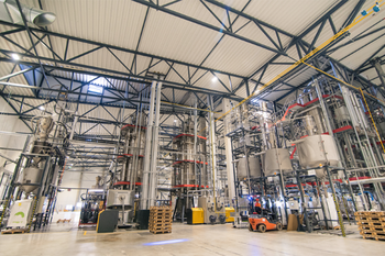 One of the largest PET bottle processing plants in Northern Europe has been opened in Latvia